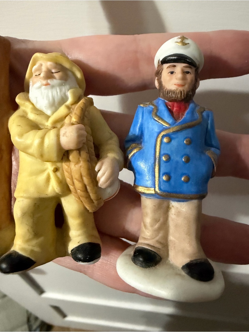 Vintage Lefton Sea Captain Figurines Lot of 2